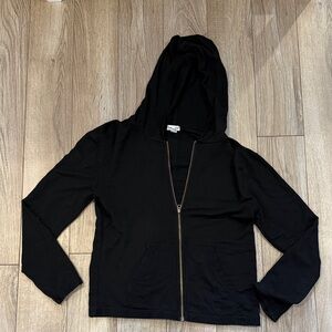 GUC Girls Splendid Black Zip-Up Hoodie